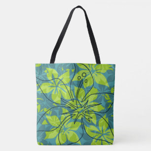 Olowalu Hibiskus Hawaiian Camouflage Beach Bag Tasche