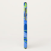 Olowalu Hibiskus Hawaiian Camouflage Blue Case-Mate iPhone Hülle (Hinten/Links)