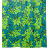 Olowalu Hibiskus-Hawaiianer-Camouflage Duschvorhang (Vorderseite)