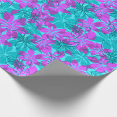 Olowalu Hibiskus-Hawaiianer-Camouflage Geschenkpapier (Ecke)