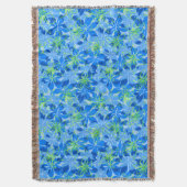 Olowalu Hibiskus Hawaiianische Camouflage Kröten Decke (Vorderseite Vertikal)