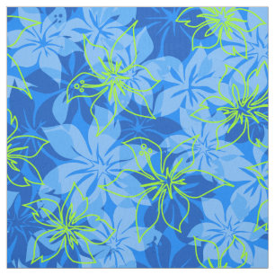 Olowalu Hibiskus-hawaiischer Camouflage-Aloha Stoff