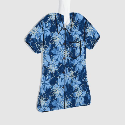 Olowalu Hibiskus-hawaiisches Camouflage-Aloha Ornament (Vorderseite)