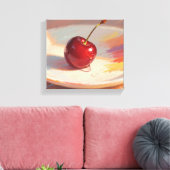 Ölpastellkirsche Leinwanddruck (Insitu (Wohnzimmer))