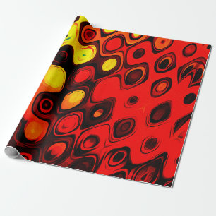 Ölpastellzeichnung. Abstrakter Farbhintergrund. Fe Geschenkpapier