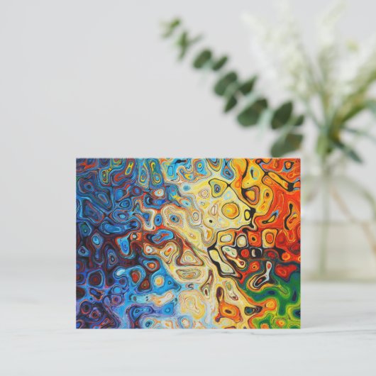 Ölpest nach der Karte (Stehend Vorderseite)