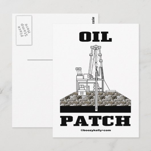 Ölpflaster, Postkarten (Vorne/Hinten)