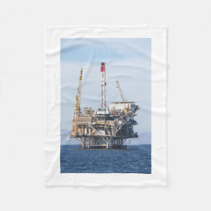 Ölplattform Fleecedecke