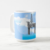Ölplattform Kaffeetasse (Vorderseite Links)