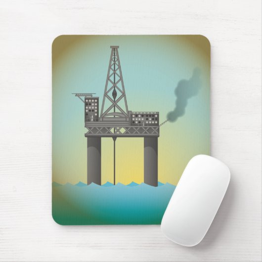 Ölplattform Mousepad (Mit Mouse)