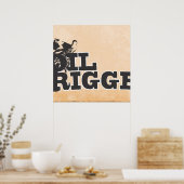 Ölplattform Poster (Küche)