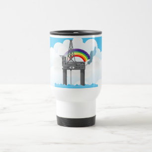 Ölplattform Reisebecher