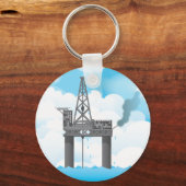 Ölplattform Schlüsselanhänger (Vorderseite)