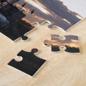 Ölplattform-Sonnenuntergang Puzzle (Seite)