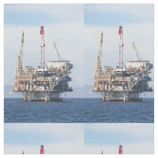 Ölplattform Stoff (Nahaufnahme)