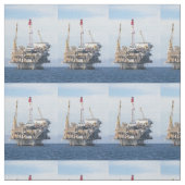 Ölplattform Stoff (Muster)