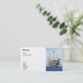 Ölplattform Visitenkarte (Stehend Vorderseite)