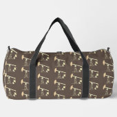 Ölpumpe Jack Neck Tie Duffle Bag (Vorderseite)