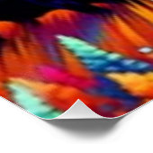 Ölpumpen-Jack und Rinderszene Poster (Ecke)