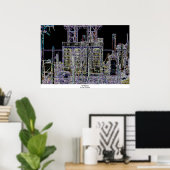 Ölraffinerie Poster (Heimbüro)