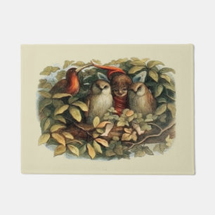 Öls und Elf Fairies - Illustration zur Natur Fußmatte