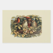 Öls und Elf Fairies - Illustration zur Natur Geschenkpapier Set (Vorderseite)