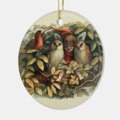 Öls und Elf Fairies - Illustration zur Natur Keramik Ornament (Links)