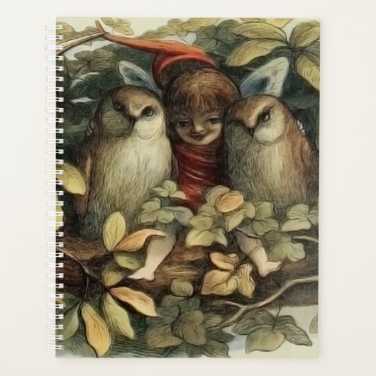 Öls und Elf Fairies - Illustration zur Natur Planer (Vorderseite)