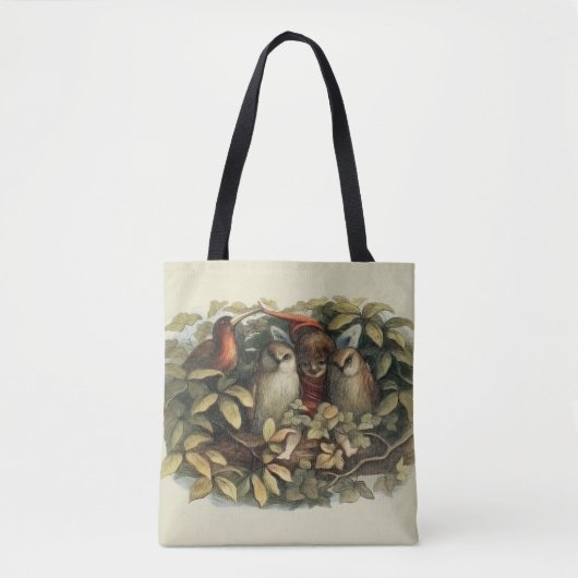 Öls und Elf Fairies - Illustration zur Natur Tasche (Vorderseite)