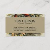 Öls und Elf Fairies - Illustration zur Natur Visitenkarte (Rückseite)