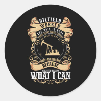 Ölschiefer Roghneck Runder Aufkleber