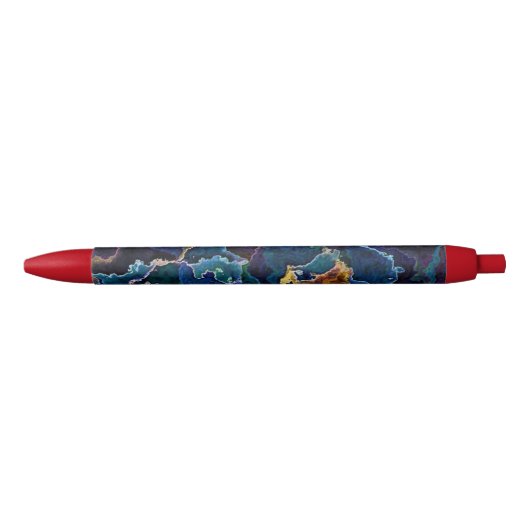 Ölschwarzer Tintenstift Kugelschreiber (Vorderseite)