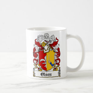 Olsen-Familienwappen Kaffeetasse