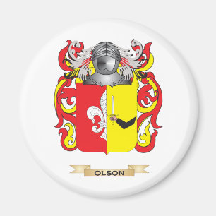 Olson-Wappen (Familienwappen) Magnet