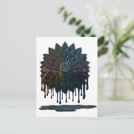 Ölspüllpostkarte Postkarte (Stehend Vorderseite)