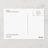 Ölspüllpostkarte Postkarte (Rückseite)