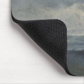 Ölstudie über Wolken - klassischer atmosphärischer Mousepad (Ecke)