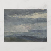 Ölstudie über Wolken - klassischer atmosphärischer Postkarte (Vorderseite)