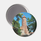 Olsztyn Mittelalterliche gotische Burg II - Magnet (Vorderseite/Rückseite)