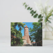 Olsztyn Mittelalterliches Gotisches Schloss II - P Postkarte (Stehend Vorderseite)