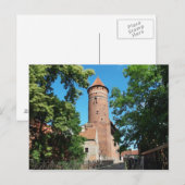 Olsztyn Mittelalterliches Gotisches Schloss II - P Postkarte (Vorne/Hinten)