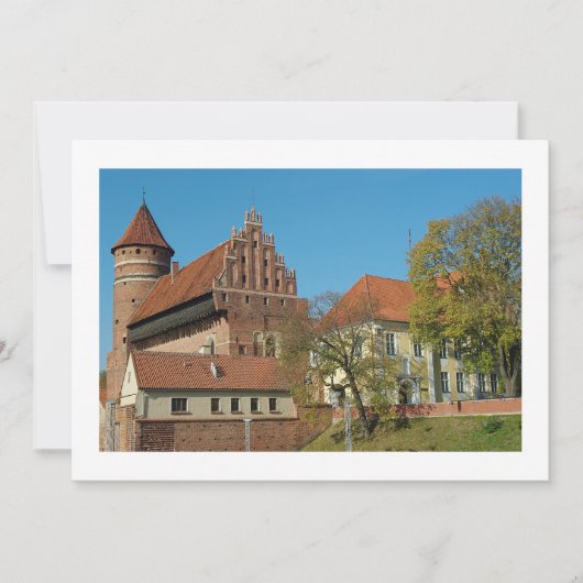 Olsztyn Mittelalterliches Gotisches Schloss III -  Einladung (Vorderseite)