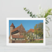 Olsztyn Mittelalterliches Gotisches Schloss III -  Einladung (Stehend Vorderseite)