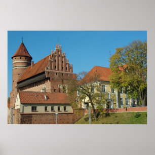 Olsztyn Mittelalterliches Gotisches Schloss III -  Poster