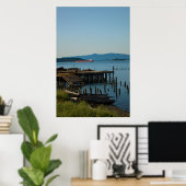 Öltanker & Bruch Dock Print Poster (Heimbüro)