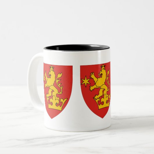 Oltenia-Wappen Zweifarbige Tasse (Vorderseite Links)