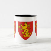 Oltenia-Wappen Zweifarbige Tasse (Mittel)