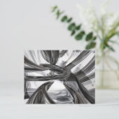 Ölteppich Abstrakte Postkarte (Stehend Vorderseite)