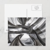 Ölteppich Abstrakte Postkarte (Vorne/Hinten)