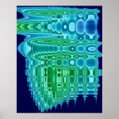 Ölteppich auf Waschbrett Poster (Vorne)